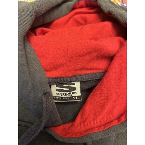 Stadium Athletics Men's Charcoal Grey Pull-over Hoodie. Go Nebraska Cornhuskers! - Picture 2 of 6